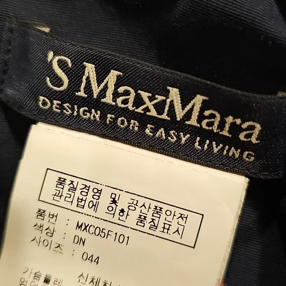 MaxMara Dark Blue Midi Dress - Picture 5 of 5